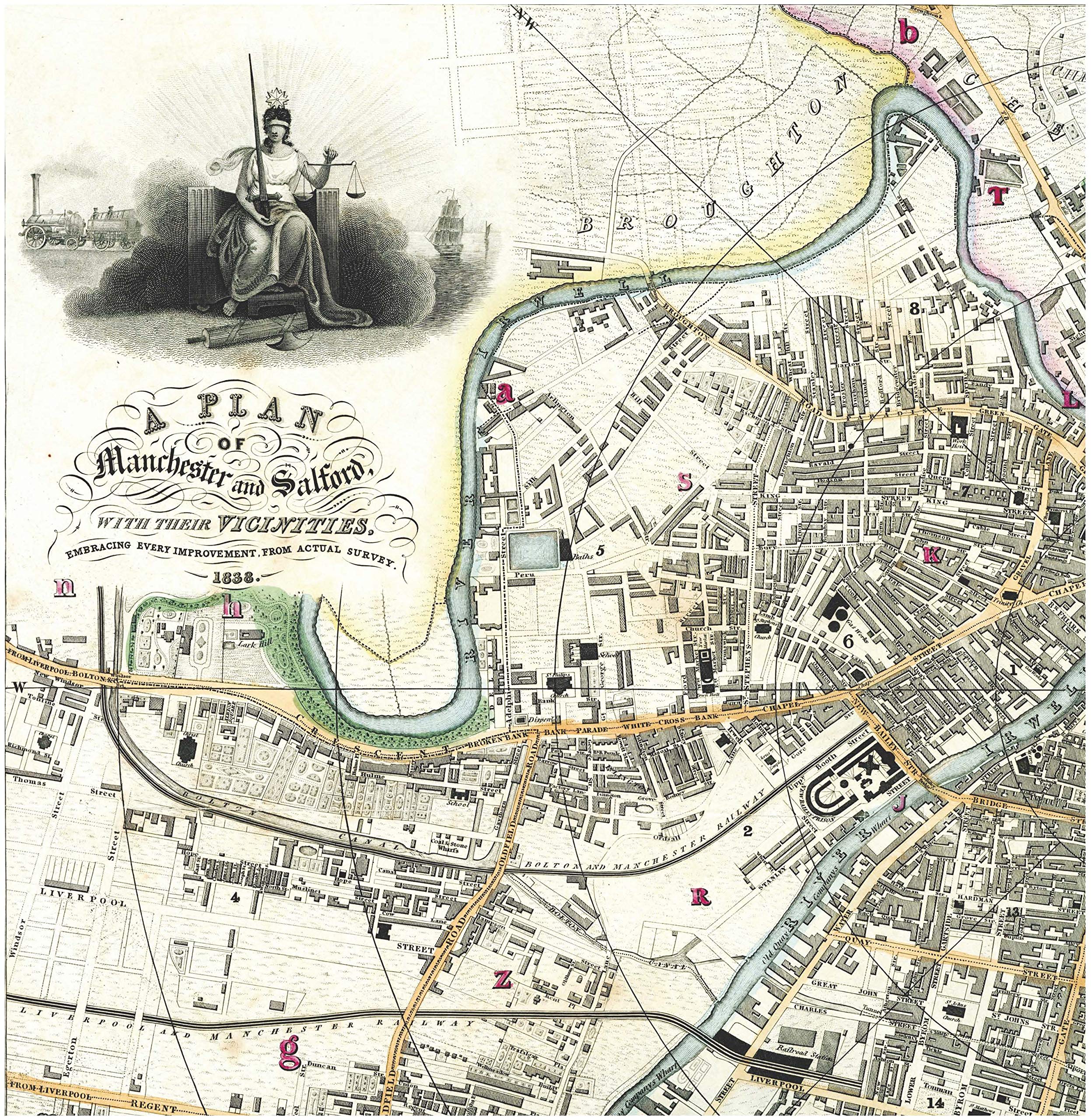 Mapping the City, Manchester | Old Maps of Manchester | iNostalgia