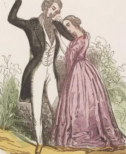 Victorian Valentines Card