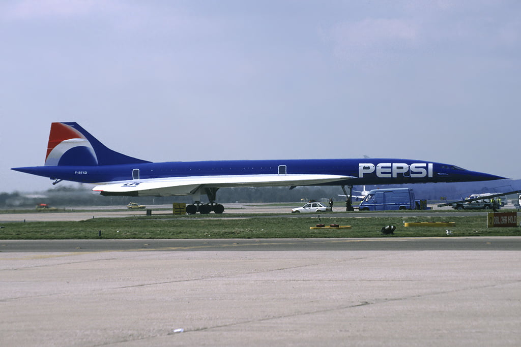 Concorde and Pepsi Sponsorship 1996
