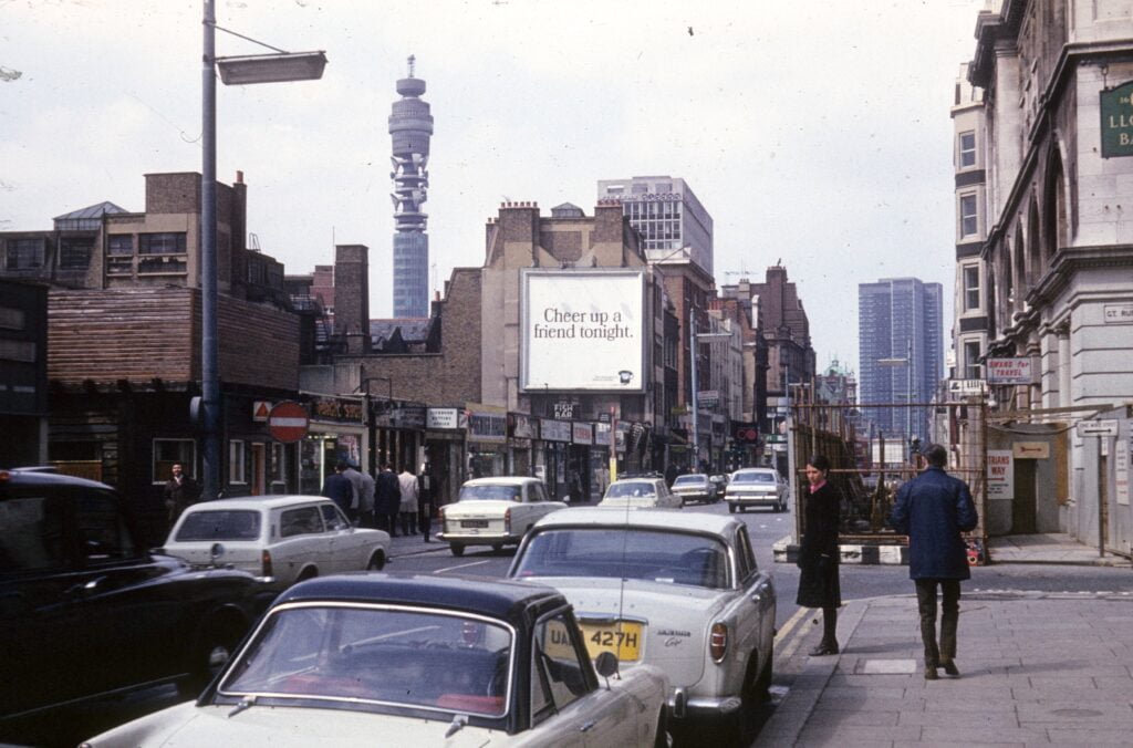 BT Tower in 1970s
