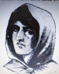 The carte-de-visite of Mary Ann Britland owned by executioner James Berry.