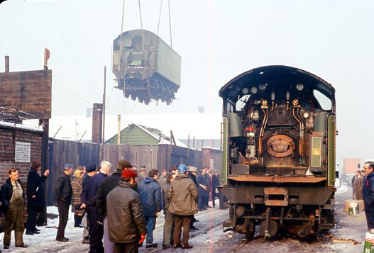 No.1 tender on its way. (C M Whitehouse/Collection Clive Hardy).