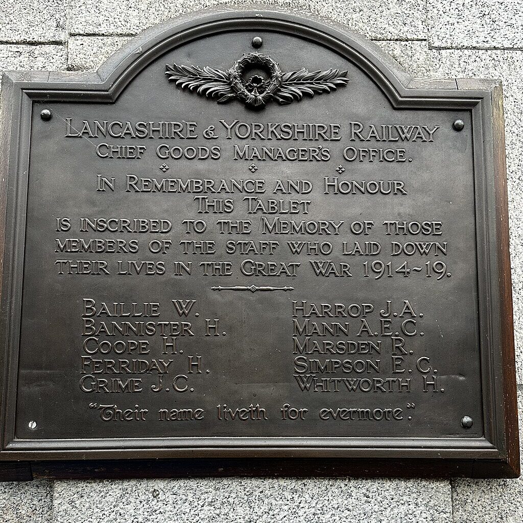 L&YR World War One Memorial
